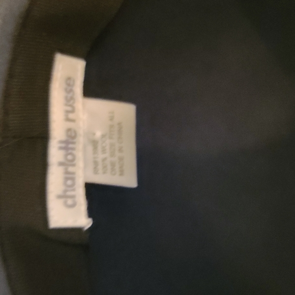 Charlotte Russe 100% Wool Hat. - Picture 2 of 2